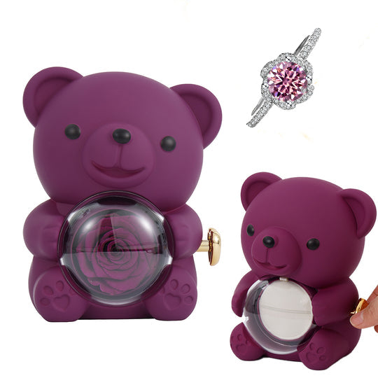 Rose Bear Gift Box