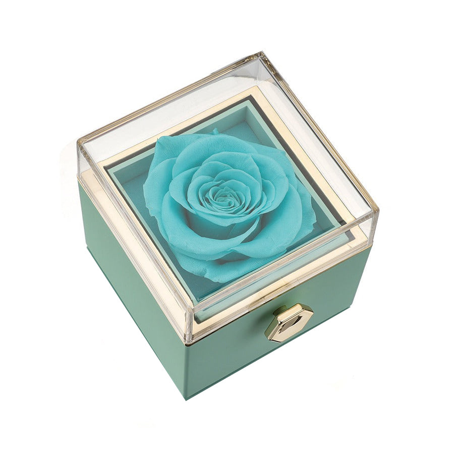 Eternal Rose Box - Engraved Necklace